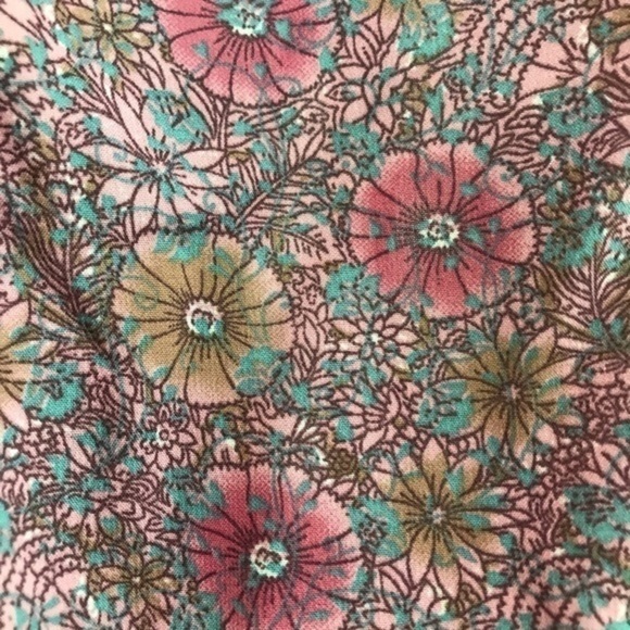 Raga Anthropologie Pink Floral Print Boho Tassel Tank Top - Picture 9 of 16